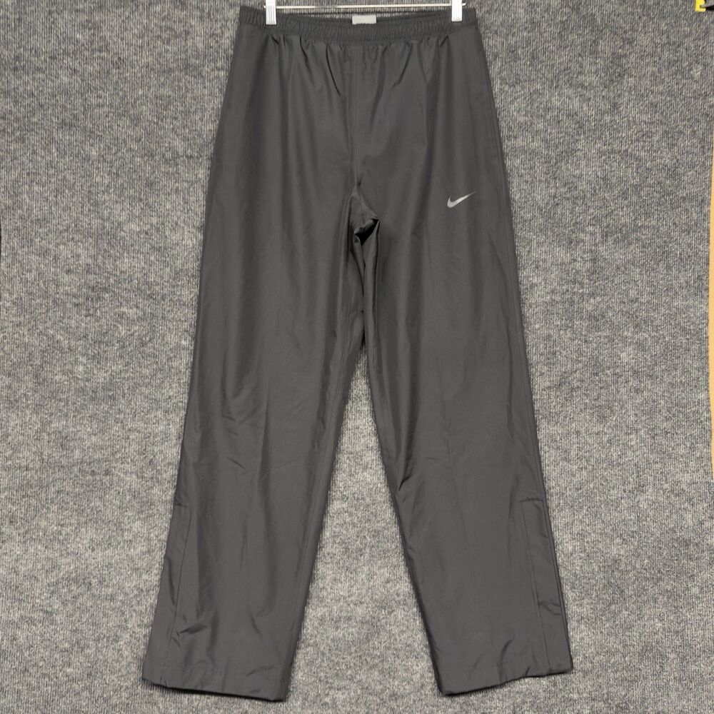 Nike Golf Storm-FIT Black Nylon Weatherproof Rain Track Pants Mens Medium